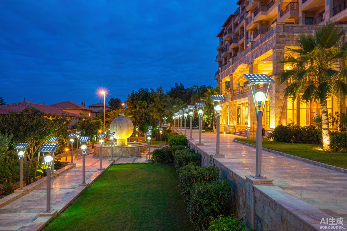 Solar Lighting for Hotels & Resorts
