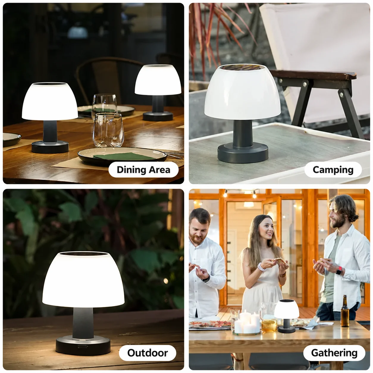 Solar Tabletop Night Light (YH1902) — application or detail image 2