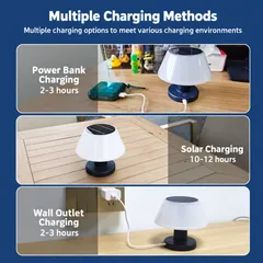 Solar Tabletop Night Light (YH1901) thumbnail 2