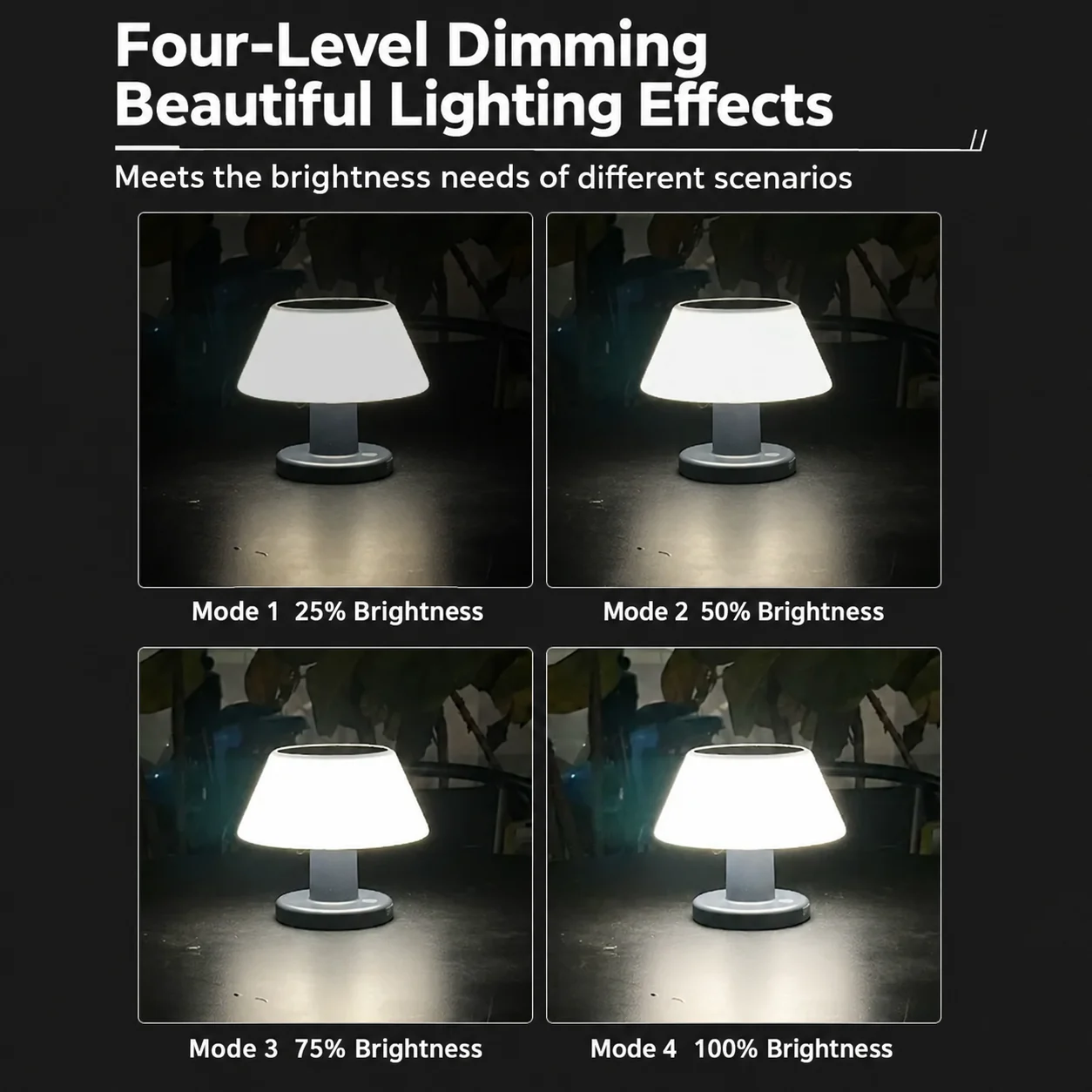 Solar Tabletop Night Light (YH1901) — application or detail image 2