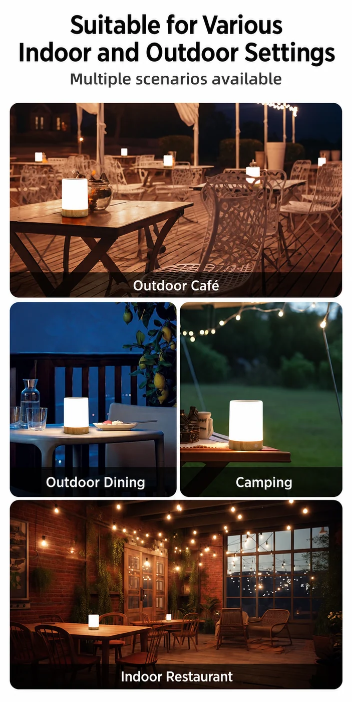 Solar Tabletop Night Light (YH1903) — application or detail image 4