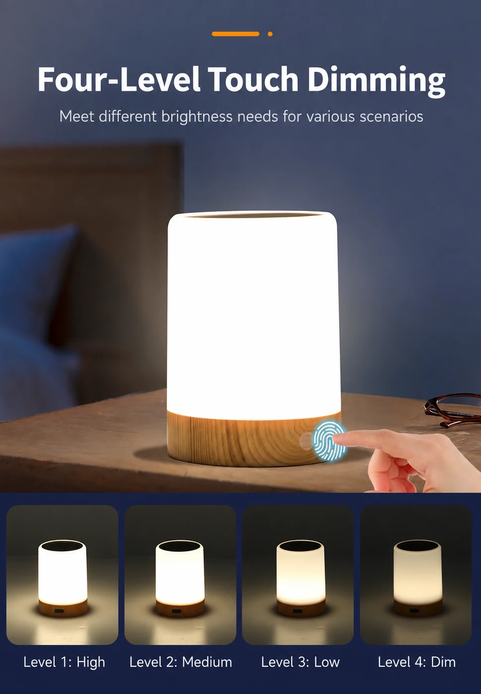 Solar Tabletop Night Light (YH1903) — application or detail image 1