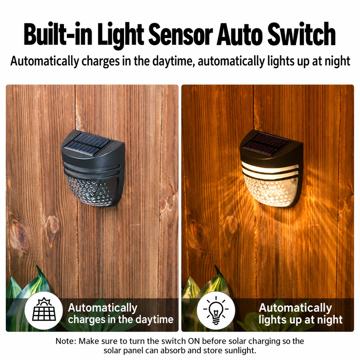 Solar Fence & Step Light (YH0613) — application or detail image 3