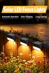 Solar Motion Sensor Fence Light thumbnail 4