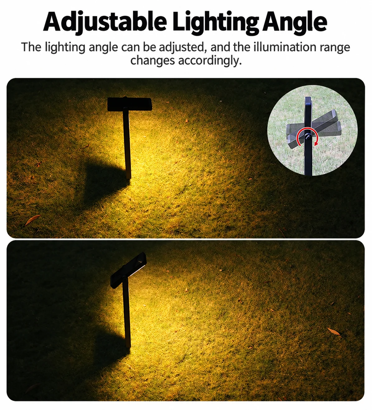 Solar Lawn Stake Light (YH0804C) — application or detail image 5