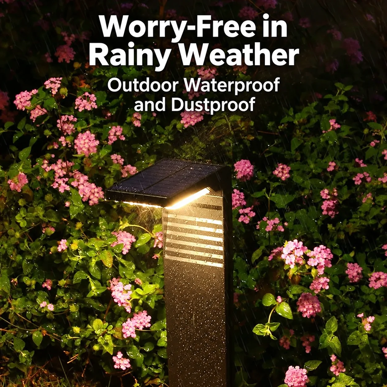 Solar Lawn Stake Light (YH0801) — application or detail image 3