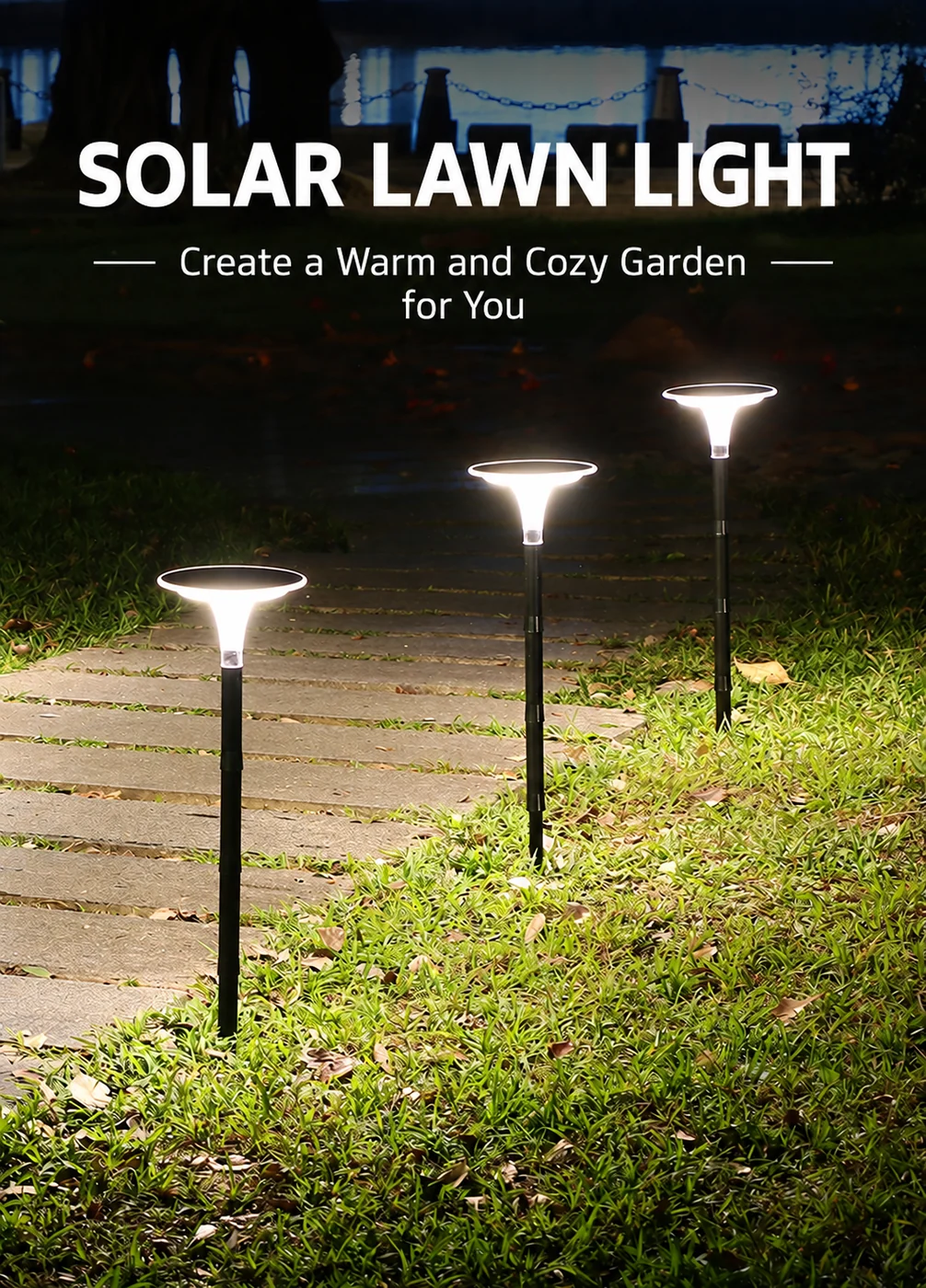 Solar Lawn Stake Light (YH0638) — application or detail image 4