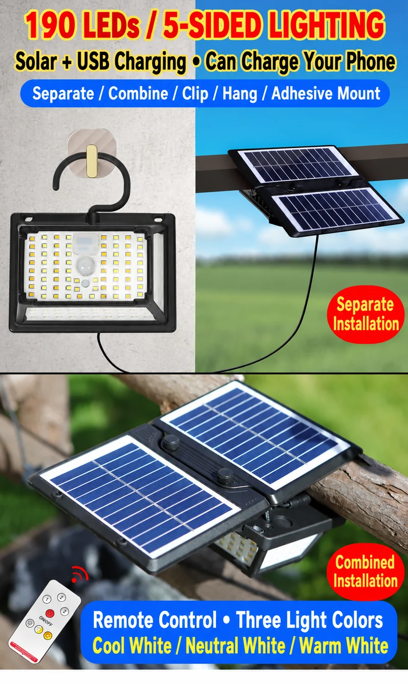 Solar Clip-On Light — application or detail image 5