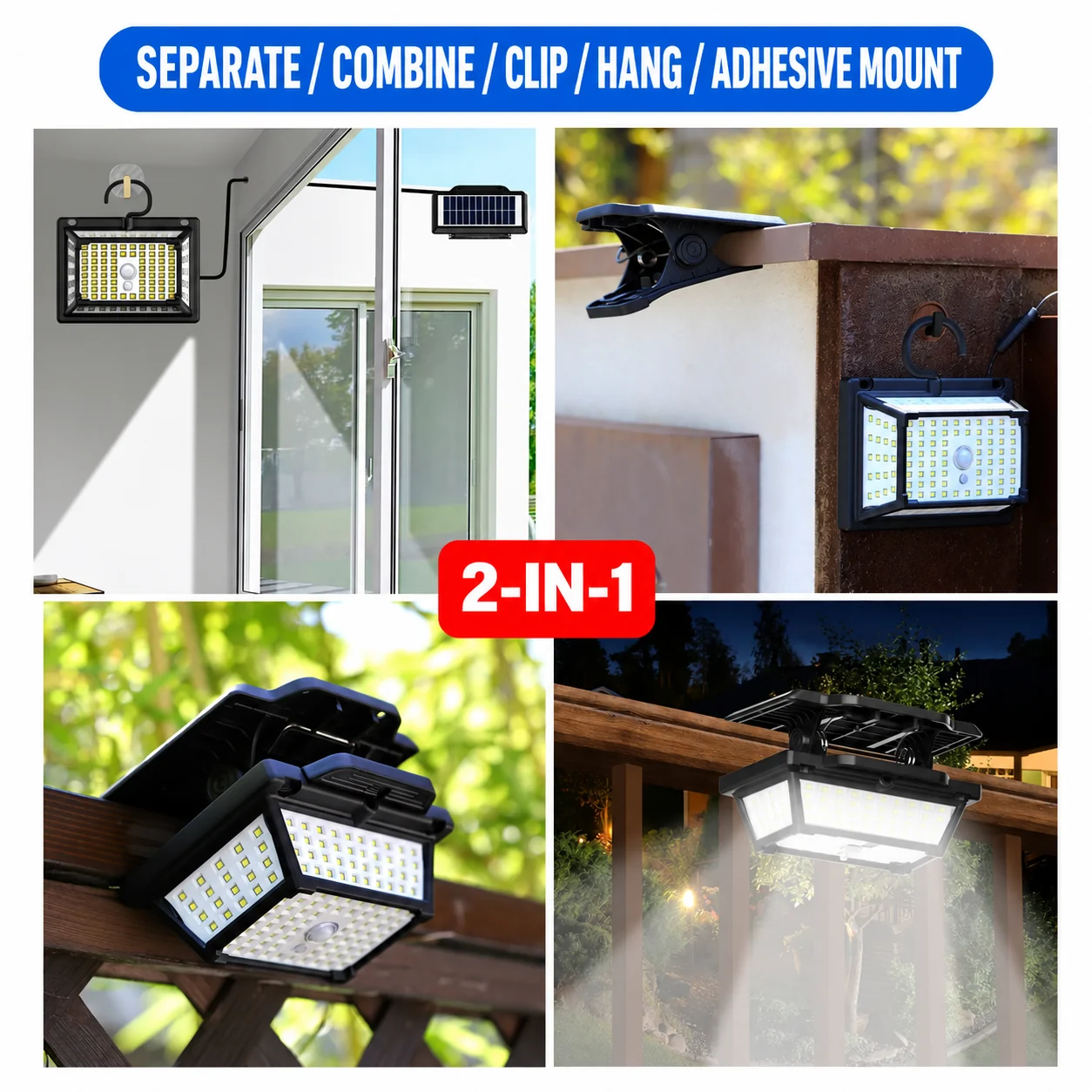Solar Clip-On Light — application or detail image 1