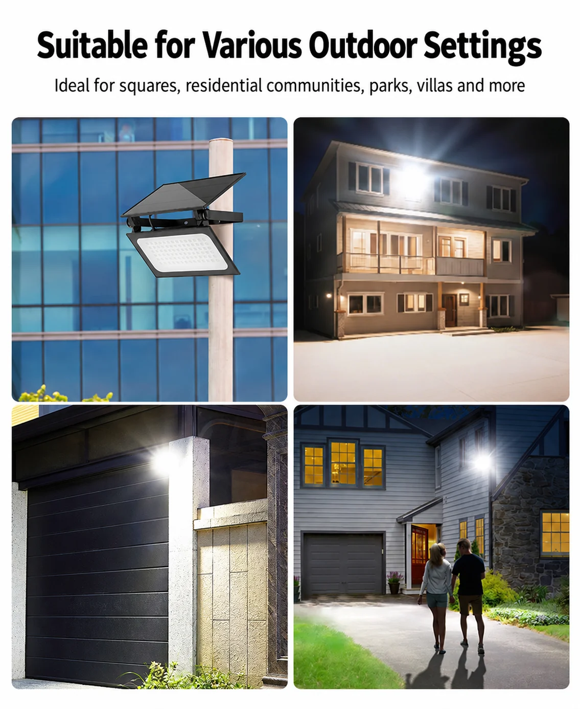 Solar Motion Sensor Floodlight — application or detail image 5