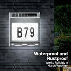 Solar Address Wall Light thumbnail 2