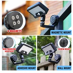 Solar Magnetic Motion Sensor Wall Light for Balcony thumbnail 2