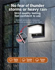 Solar Motion Sensor Wall Light (YH0632-PIR) thumbnail 2