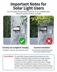 Solar Motion Sensor Wall Light (YH0632-PIR) thumbnail 5