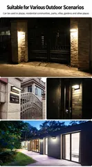 Solar Motion Sensor Wall Light for Villas thumbnail 7