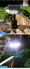Solar Triple-Head Magnetic Motion Sensor Remote Control Wall Light thumbnail 6