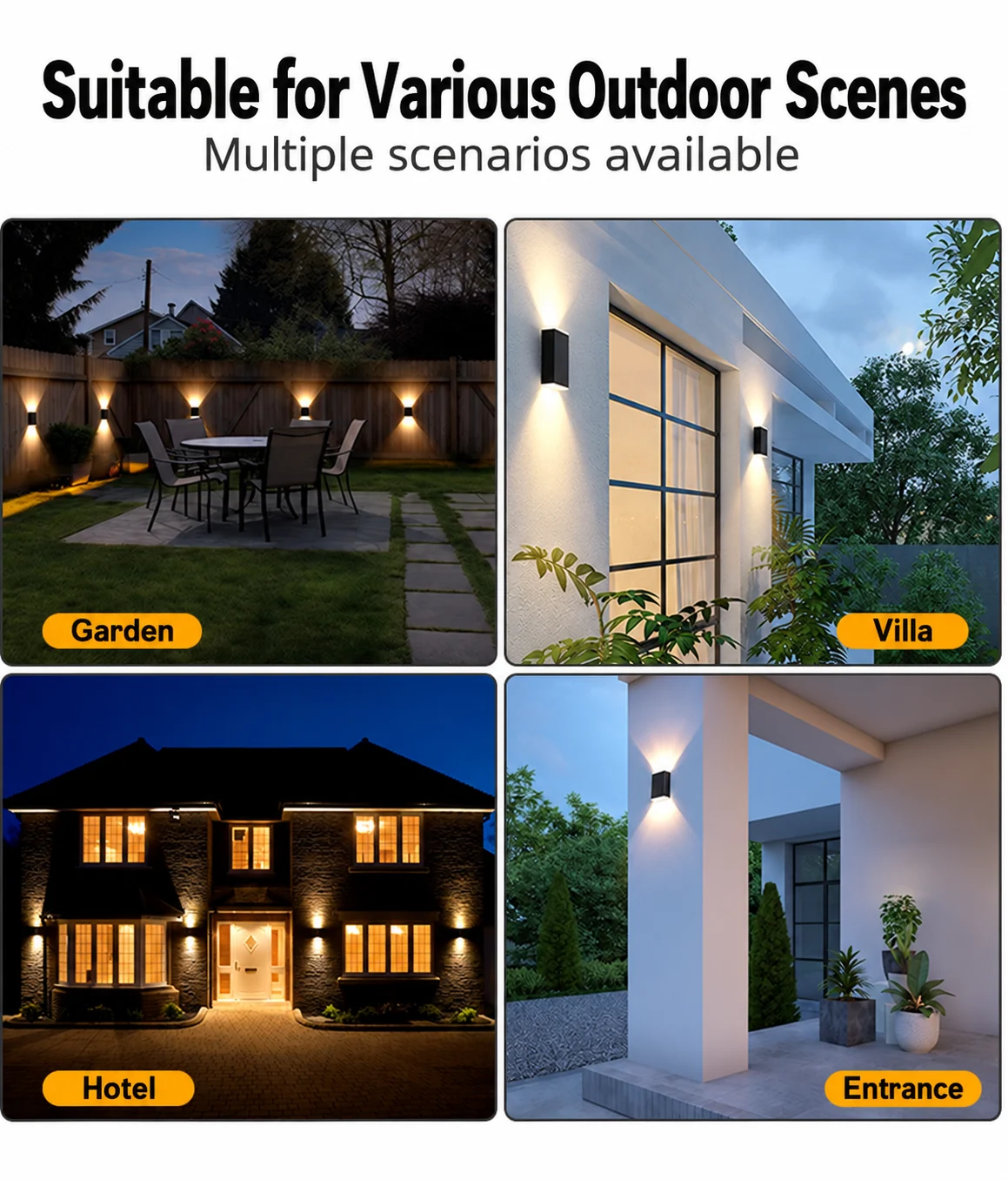 Solar Wall Light for Villas — application or detail image 5