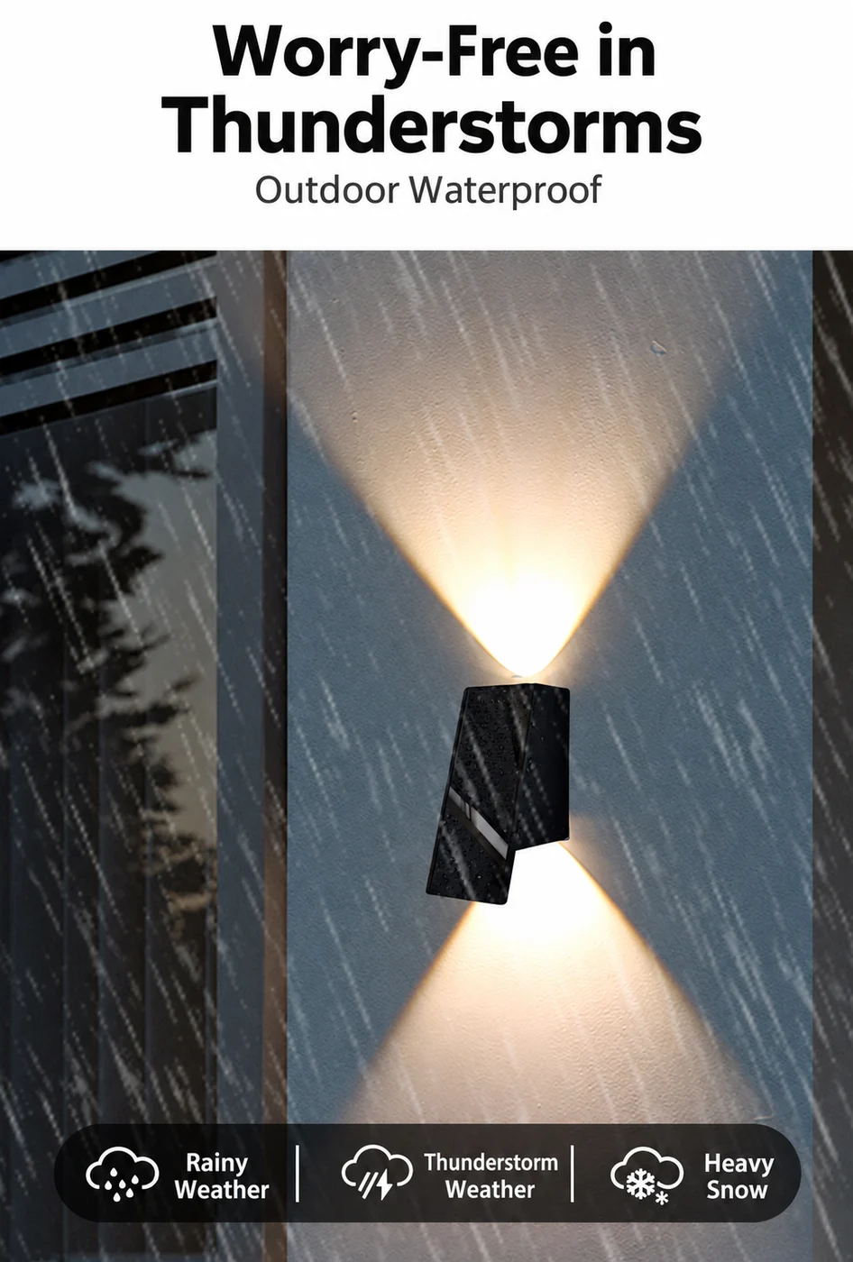 Solar Wall Washer Light (YH0635) — application or detail image 5