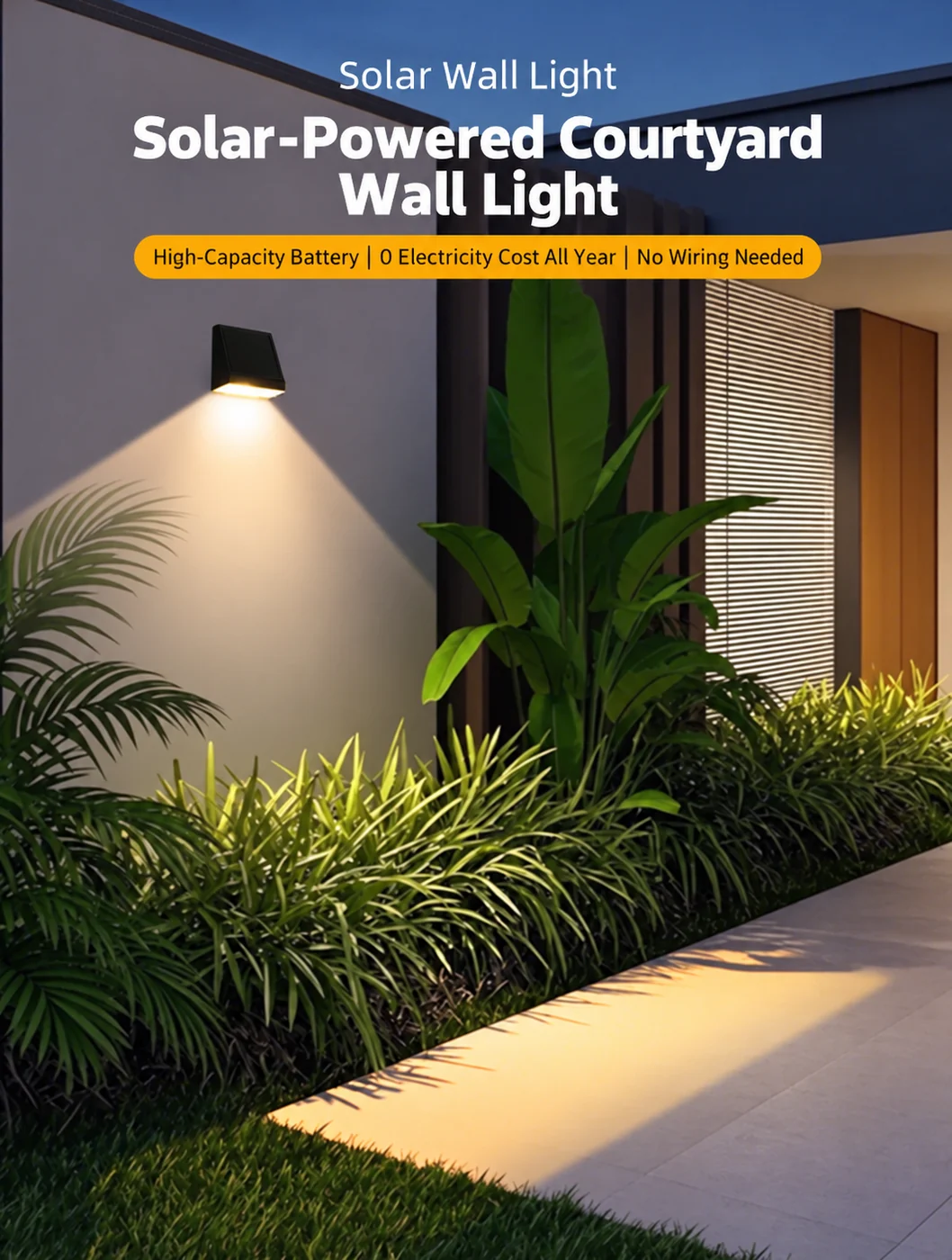 Solar Wall Washer Light (YH0412) — application or detail image 2