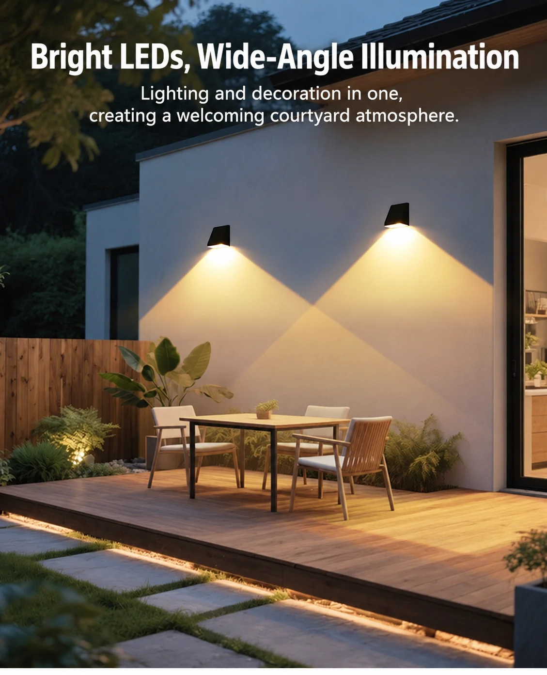Solar Wall Washer Light (YH0412) — application or detail image 1