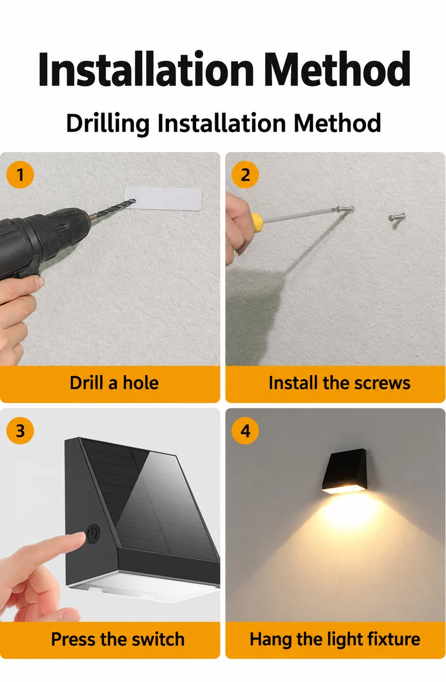 Solar Wall Washer Light (YH0412) — application or detail image 4