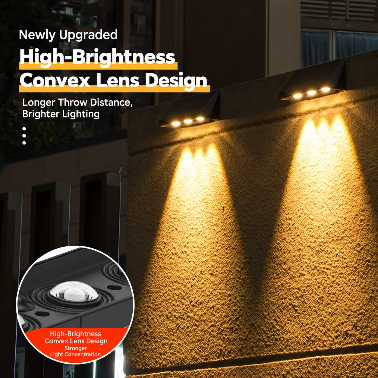 Solar Wall Washer Light (YH0622) — application or detail image 2