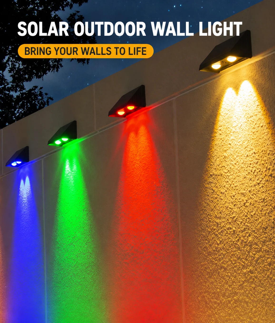 Solar Wall Washer Light for Villas — application or detail image 3