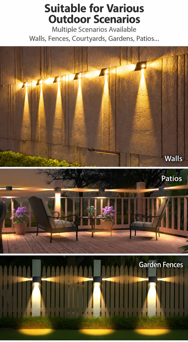 Solar Wall Washer Light (SW-04) — application or detail image 5