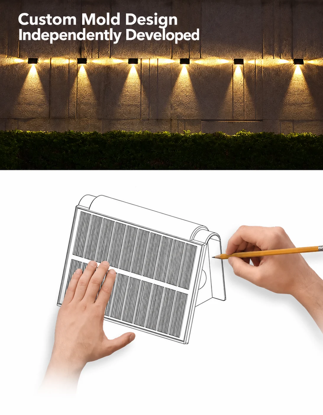 Solar Wall Washer Light (SW-04) — application or detail image 1