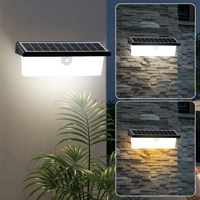 Solar Motion Sensor Wall Light (YH0617-PIR) — application or detail image 1